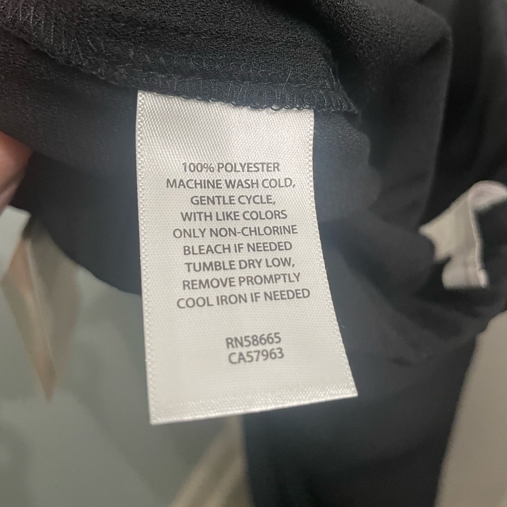 14th & Union Jogger Style Lightweight Relaxed Trousers in Black Sz S - Picture 8 of 11